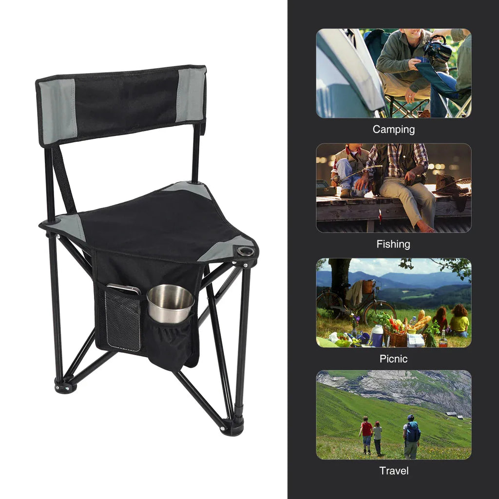 2 Pack Tripod Chairs for Adults